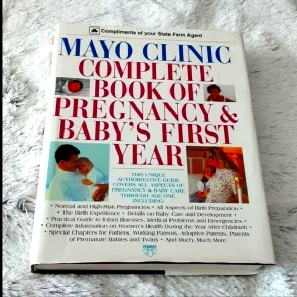 MAYO CLINIC COMPLETE‎ BOOK of Pregnancy & Baby's First Year 750 Pages - Picture 1 of 13
